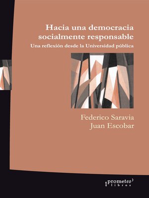 cover image of Hacia una democracia socialmente responsable